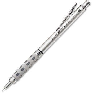 PENTEL OF AMERICA PG1015A Automatic Drafting Pencil, .5mm, Gray Accent Barrel by Pentel