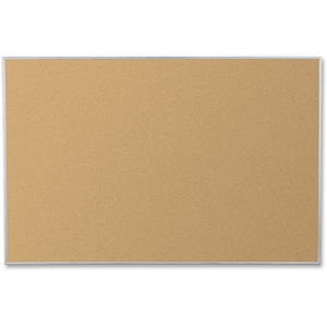 MooreCo, Inc E3019G Corkboard, 6'x4', Aluminum Frame by Balt