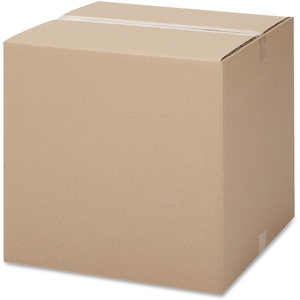 Compucessory 70001 Shipping Carton, 10"Wx10"Dx10"H, 25/PK, Kraft by Sparco