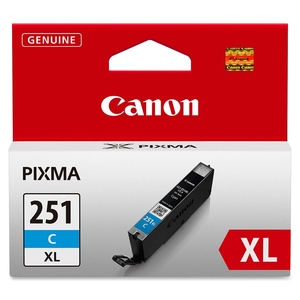 Canon, Inc CLI251XLC Extra-Large Ink Cartridge, Cyan by Canon