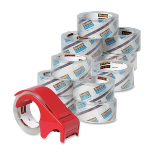 3M 385012DP3 Premium Tape, w/ Hand Dispenser, 1-7/8"x54.6Yds,12/PK, Clear by Scotch