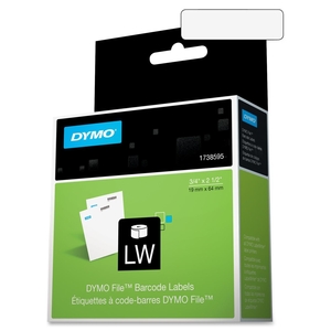 Management File Labels, 3/4"x2-1/2", 450/RL, White by Dymo