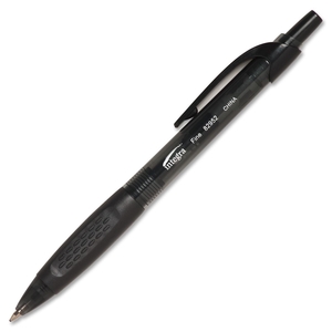 Integra 82952 Ballpoint Pen, Retractable, Fine Point, Black Barrel/Ink by Integra