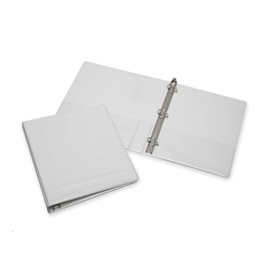 National Industries For the Blind 7510-01-384-8786 Slant D-Ring View Binder, 1" Capacity, White by SKILCRAFT