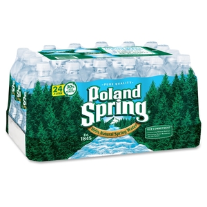 Bottles Spring Waters, Bottling/Recyc.Fees, .5 Liter, 24/CT by Nestle