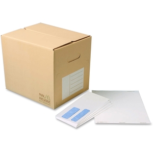 QUALITY PARK PRODUCTS 24524B Bulk Envelopes,Dbl Window, No.9, 3-7/8"x8-7/8", 1000/CT, WE by Quality Park