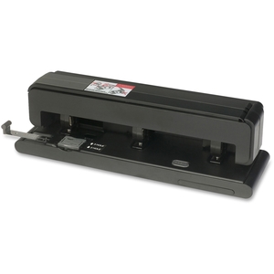 Hole Punch, 2-3 Holes, 40 Sh Capacity, Black by Business Source