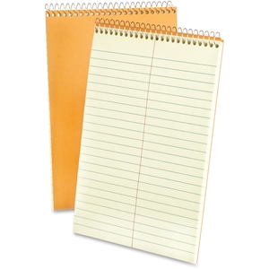 Tops Products 25474 Steno Notebook, Gregg Ruled, 80 Sheets, 6"x9", Green Tint by Ampad