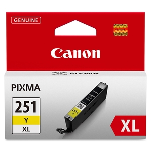 Canon, Inc CLI251XLY Extra-Large Ink Cartridge, Yellow by Canon