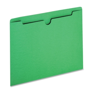 Sparco Products SPR-26559 File Jacket, Ltr, 11Pt, Flat, 50 Cap, 100/BX, Green by Sparco