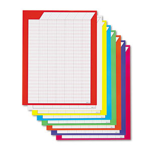 Vertical Incentive Chart Pack, 22w x 28h, 8 Assorted Colors, 8/Pack by TREND ENTERPRISES, INC.