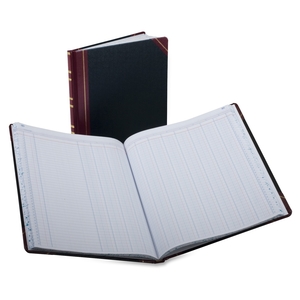 Tops Products 1602121512 Columnar Book, Dble Page Form,12-1/4"x10-1/8",Black by Boorum & Pease