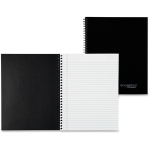 MeadWestvaco 06062 Notebook,College-Ruled,1 Subject,80 Shts,8-1/4"x11",Black by Cambridge