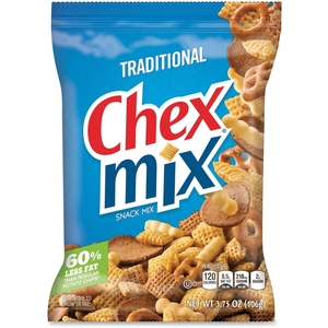 General Mills, Inc SN35181 Chex Mix Snack Pack, 3.75oz., 8/BX, Traditional by Chex
