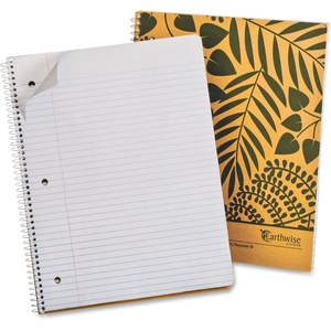 Tops Products 25480 Wirebnd Notebk,1 Sub,80 Shts,College,3HP,11"x8-1/2", Multi by Ampad