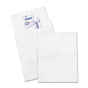 QUALITY PARK PRODUCTS R5106 Tyvek Open-End Jumbo Mailers,Plain,14-1/4"x20",25/BX,White by Quality Park