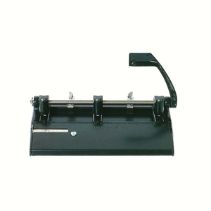 National Industries For the Blind 7520-01-431-6240 Adjustable 3-Hole Punch, Heavy-Duty, 9/32" Hole, Black by SKILCRAFT