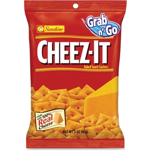 Cheez-It Snack Crackers, 3 oz., 6/BX, Original by Keebler