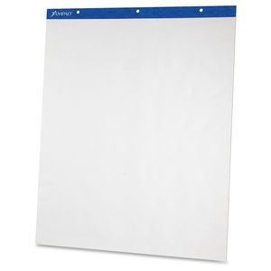 Tops Products 24028 Easel Pad, Plain, 3-hole,50 Shts, 27"x34", 2/CT, WE by Ampad