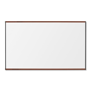 Lorell Furniture 55625 Porcelain Board, Magnetic, 8'x4', Mahogany Frame by Lorell