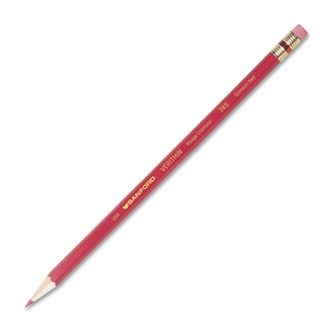 Sanford, L.P. 2214 Colored Pencil, w/ Eraser, 12/DZ, Red by Sanford