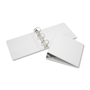 National Industries For the Blind 7510-01-510-4866 Rnd Ring View Binder, 3" Capacity, Holds 8-1/2"x11", White by SKILCRAFT