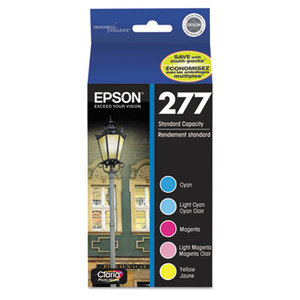 Epson Corporation T277920 T277920 Claria Ink, 360 Page-Yield, Cyan/Light Cyan/Light Magenta/Magenta/Yellow by EPSON AMERICA, INC.