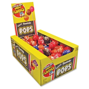 Tootsie Roll Industries 508 Tootsie Pops, 60oz., 100/BX by Tootsie