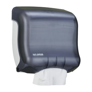 Ultrafold Towel Dispenser, 11-1/2"x6"x11-1/2", Black/Pearl by San Jamar