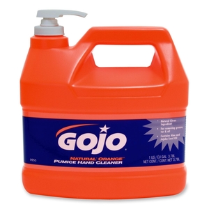Hand Cleaner,Orange Pumice,w/Baby Oil,1 Gal,Citrus by Gojo