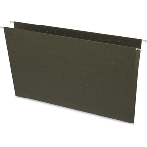 Business Source 26529 Hanging Folders, w/o Tabs, Legal, 25/BX, Green by Business Source