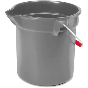 Newell Rubbermaid, Inc 296300GY Brute Utility Bucket, 10 Quart, 10-1/2"D x10-1/4"H, Grey by Rubbermaid