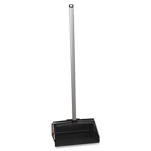 Continental Manufacturing Company 912BK Lobby Dust Pan, Plastic Pan/Plastic Handle, 12"x11"x39-1/2" by Continental