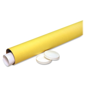 Nature Saver 01512 Recycled Mailing Tube, 3"x37", 25/CT, Yellow Kraft by Nature Saver