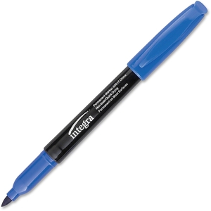Permanent Marker,Fine Point,Fade/Water Resistant,Blue by Integra
