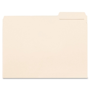 Interior Folders, 1/3 AST Tab Cut, Letter-Size, 100/BX, MLA by Sparco