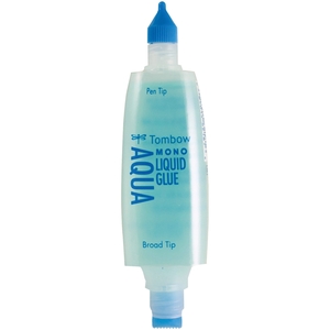 Liquid Glue, Twin Lip Dispenser, Permanent, 1.69 oz, Clear by Tombow