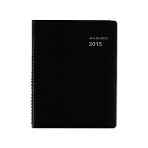QuickNotes Monthly Planner, 8 1/4 x 10 7/8, Black, 2016 by AT-A-GLANCE