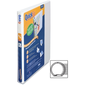 Stride, Inc 88000 Round Ring Binders, 5/8", White by Stride