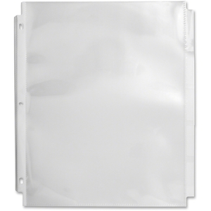 Sparco Products 74160 Top Load Sheet Protectors,w/Index Tabs,5-Tab,11"x8-1/2",CL by Sparco