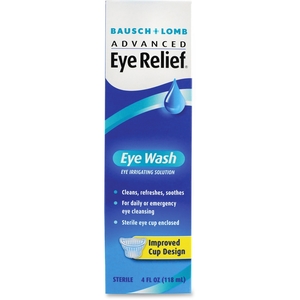 Eye Wash, Removes Foreign Particles, 4 Fluid oz by Bausch & Lomb