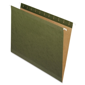 Tops Products 4152 Hanging Folders Without Tabs, Letter, 25/BX, Standard Green by Pendaflex