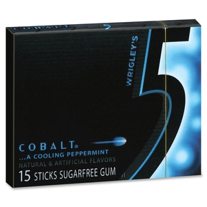 Mars, Inc 21265 Cobalt Gum, Individually wrapped, 10/BX, Peppermint by 5 Gum