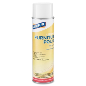 Genuine Joe 10351 Furniture Polish, 17 oz., Lemon Scent by Genuine Joe