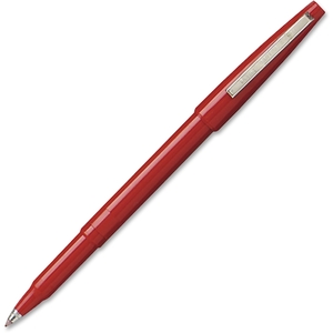 PENTEL OF AMERICA R100B Rolling Writer Pens, 0.8mm, Red Ink/Red Barrel by Pentel