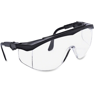 MCR Safety TK110 Protective Glasses, Adjustable, 5 Positions, Black/Clear by MCR Safety