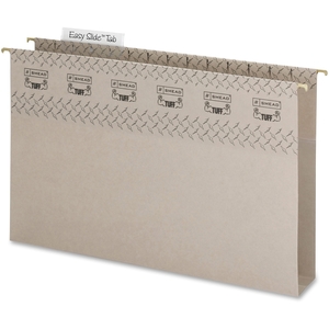 SMEAD MANUFACTURING COMPANY 64340 Hanging File Folder, w/ Slide Tab,Legal,2" Exp.,18/BX,SGY by Smead