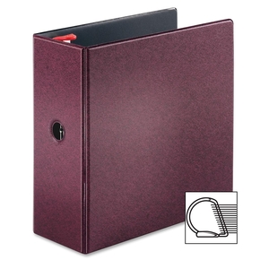 Tops Products 18066 Locking D-Ring Binder, 5" Cap, 11"x8-1/2", Maroon by Cardinal