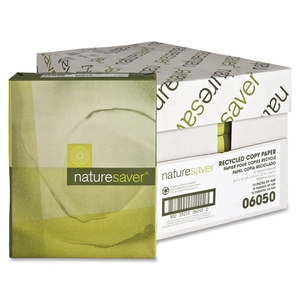 Nature Saver 06050 Recycled Paper,92 GE/102 ISO,20 lb.,8-1/2"x14",10 RM/CT,WE by Nature Saver