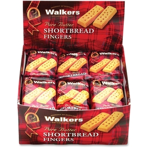 Walkers Shortbread Ltd W116 Shortbread Cookies,Fingers,2 Pc Snack Packs, 24PK/BX by Walkers